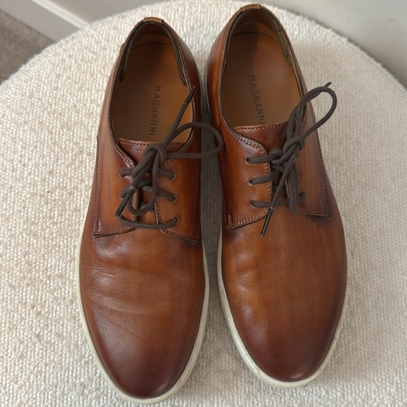 Magnanni Lonzo Hybrid Dress Sneaker in Cognac Size 7.5 - Picture 6 of 10